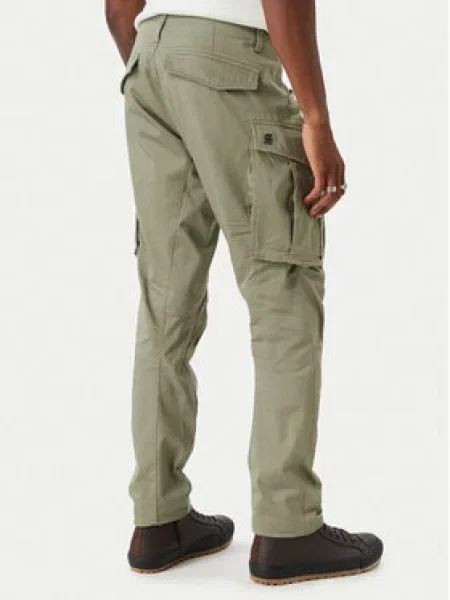 G-Star Raw Medžiaginės kelnės Rovic Tapered Fit žalia