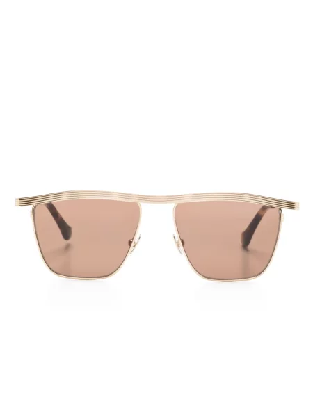 Okulary przeciwsłoneczne Nanushka bez obcasa złote