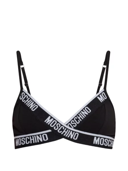 Сутиен Moschino с принт черно