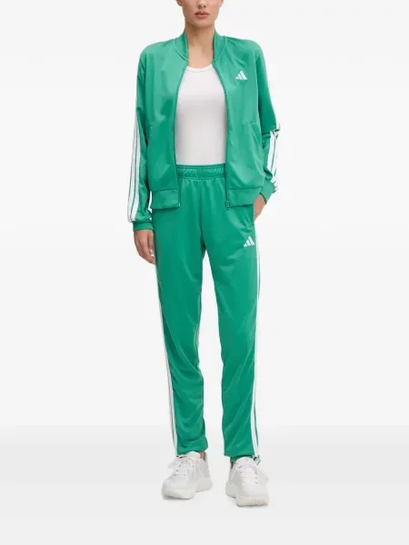 Lung papuci Adidas cu mâneci lungi cu dungi albastru