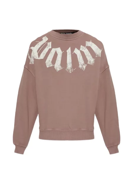 Pulover Palm Angels cu imagine maro