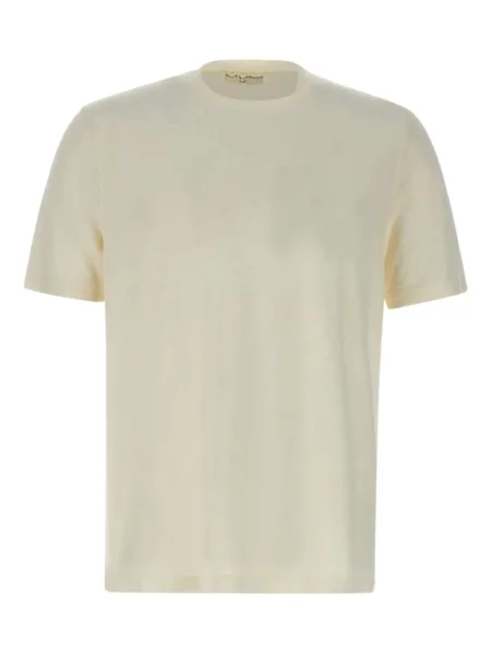 Tricou Filippo De Laurentiis de in cu decolteu rotund alb