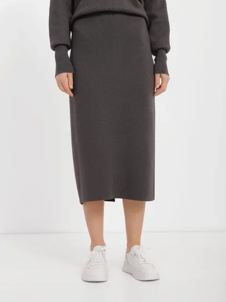 Sewel Спідниця міді сірий