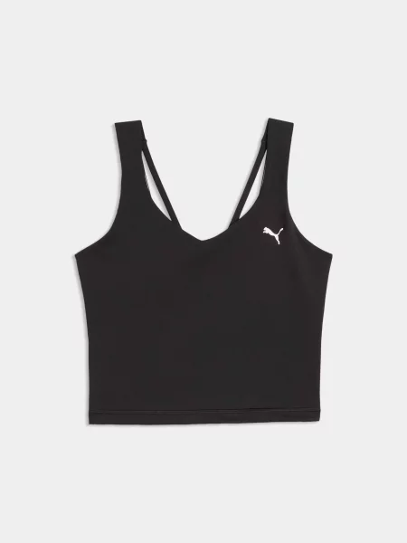 Спортивна майка PUMA W Strong Tank комбінований верх чорний