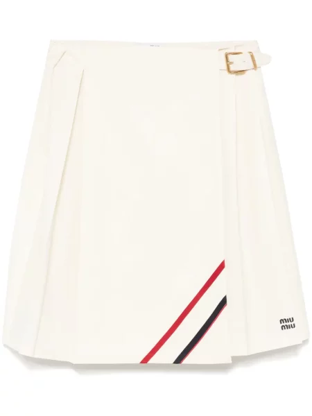 Mały spódnica plisowana Miu Miu