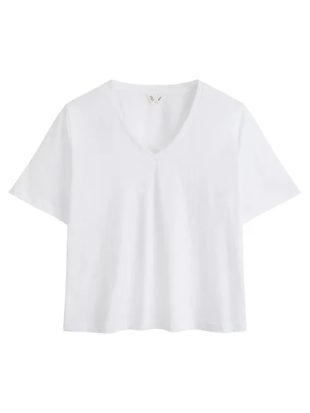 MELA Tricou ANKITA' alb