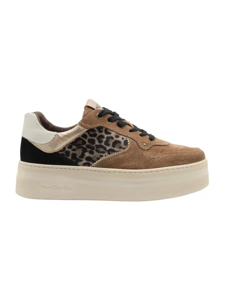 Sneakersy Nerogiardini brązowe