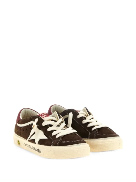 Sneakersy dziecięce Golden Goose May brązowe