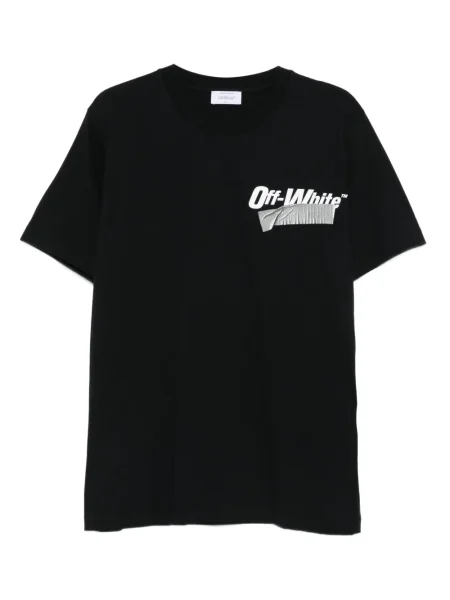 Μπλούζα Off-white με σχέδιο λευκό