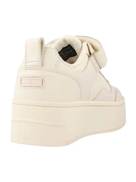 Sneakerși Tommy Jeans cu dungi bej