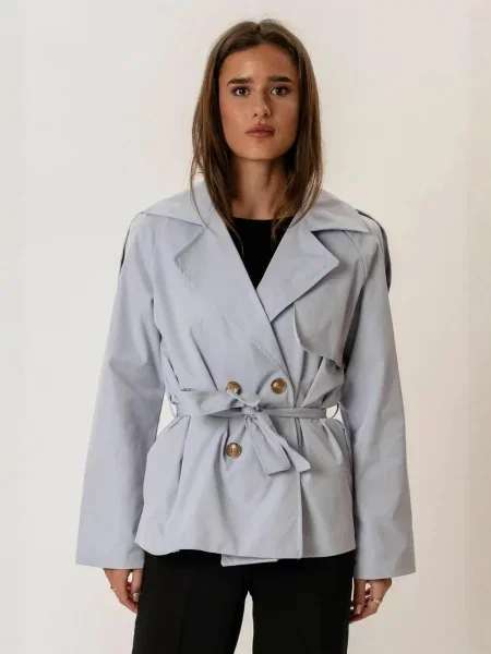 TEESHOPPEN Geacă de primăvară-toamnă Sia albastru