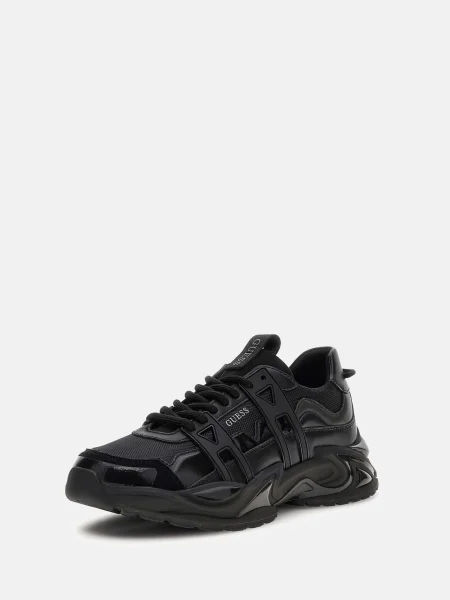 Sneakerși Guess negru