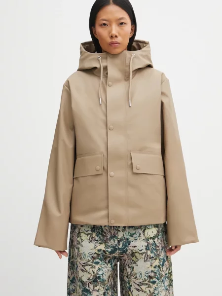 Μπουφάν Rains Nome Short W Parka μπεζ