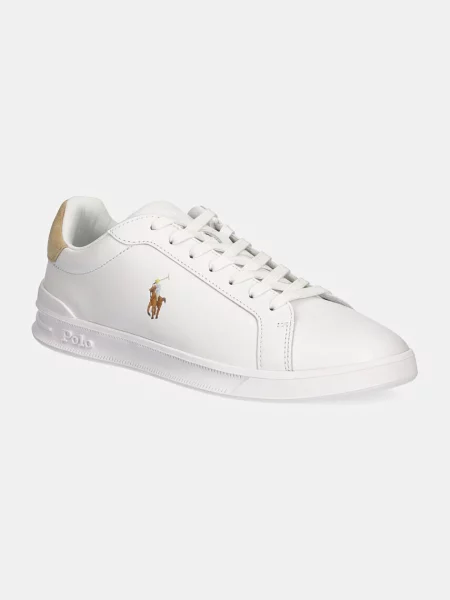 Polo Ralph Lauren sneakersy skórzane Hrt Ct II biały