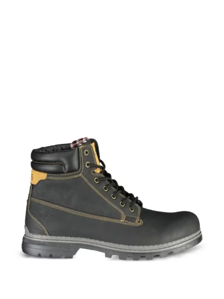 Botine Carrera cu șireturi din dantelă negru