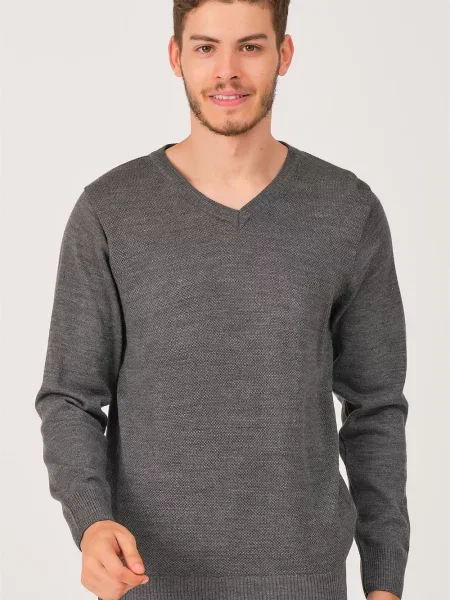 Пуловер Dewberry сиво