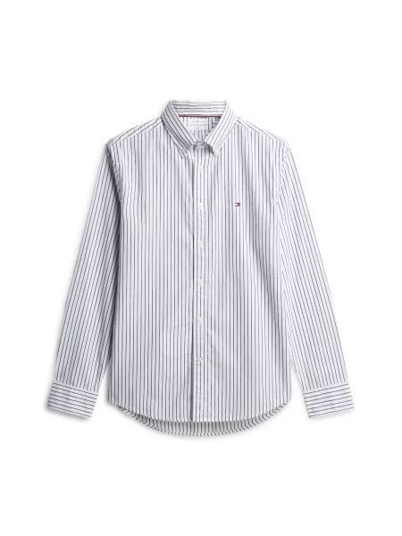 TOMMY HILFIGER Cămașă Flex albastru marin alb