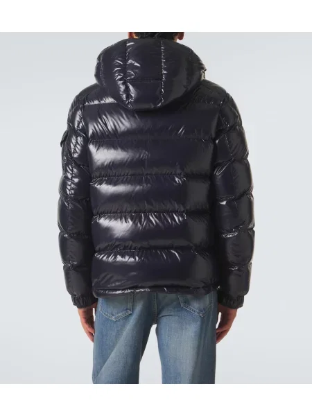 Geacă cu puf Moncler Maya albastru