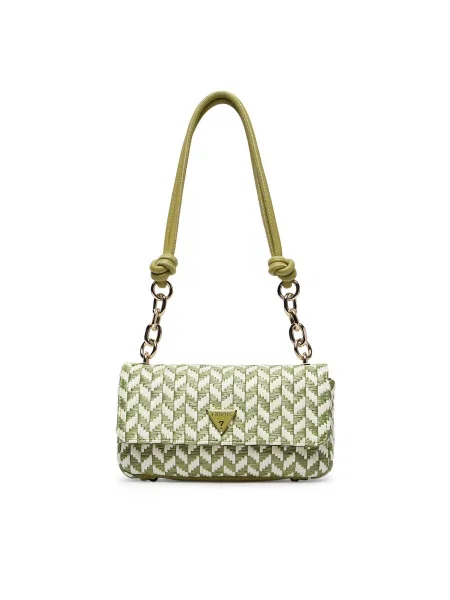 Ročna torba Guess Tessi Svetlo zelena