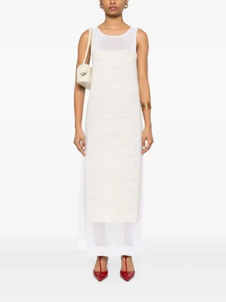 Rochie maxi Khaite de costum alb