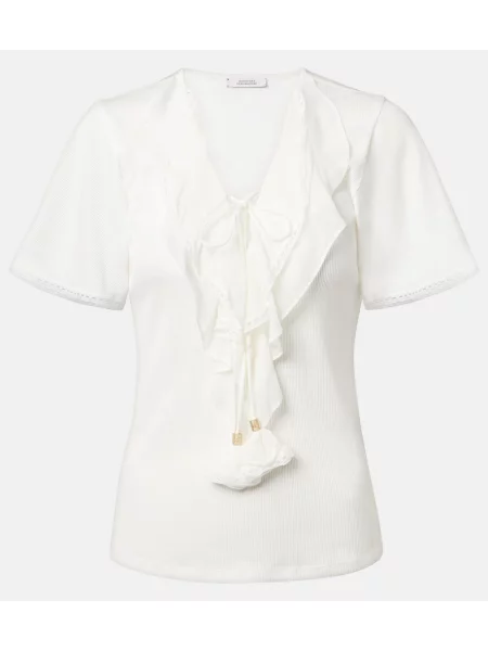 Top Dorothee Schumacher tricotate alb