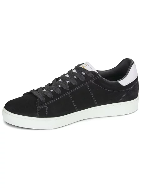 Pantofi Fred Perry din piele de căprioară negru