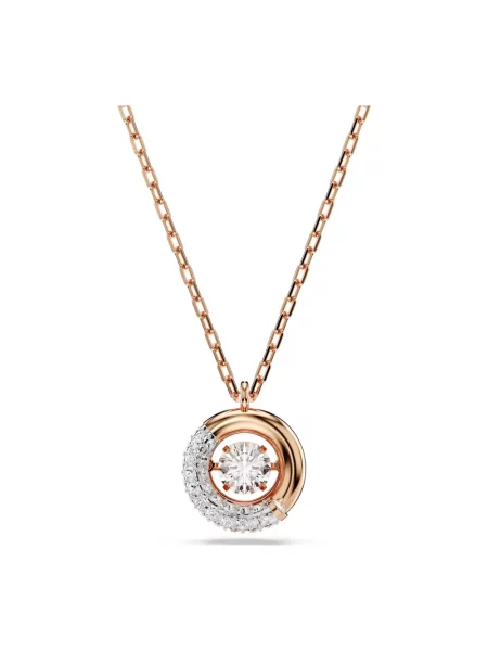 Naszyjnik Swarovski różowy
