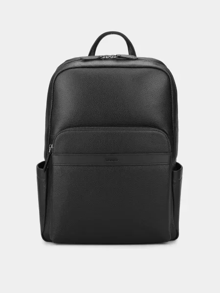 Кожаный рюкзак Braska черный