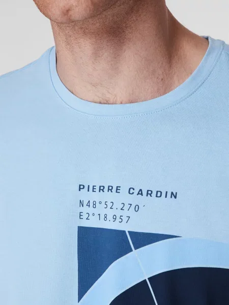 Футболка Pierre Cardin блакитна