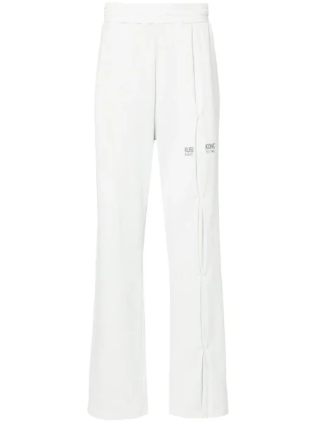 Spodnie dresowe Kusikohc z nadrukiem niebieskie