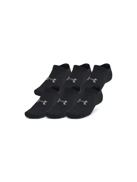 UNDER ARMOUR zestaw skarpetek stopek 6 par Essential No Show XL czarny