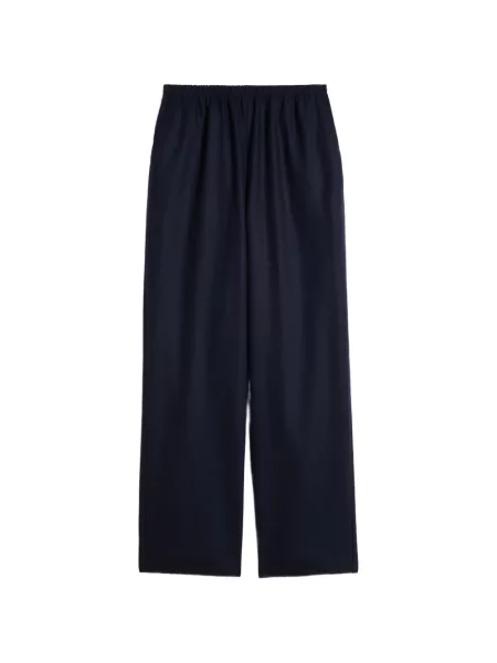 Pantaloni Jil Sander de lână albastru