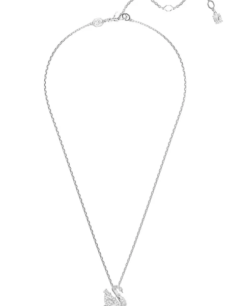 Naszyjnik Swarovski szary
