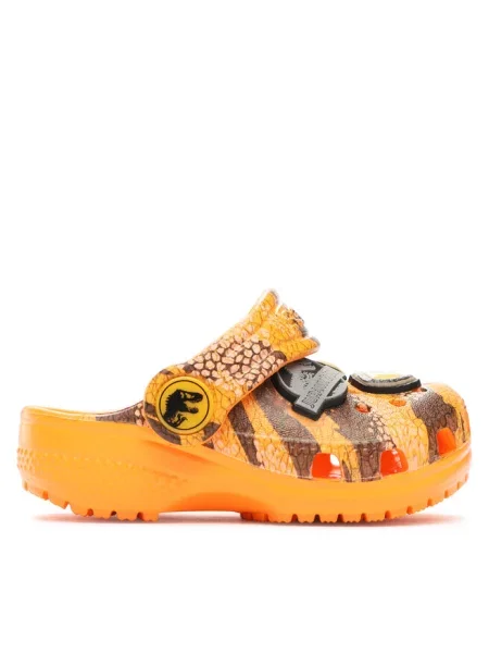 Klapki Crocs pomarańczowe