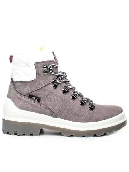 Кожаные ботинки Manul серые