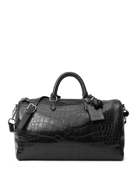 Geantă Ralph Lauren Purple Label din piele negru