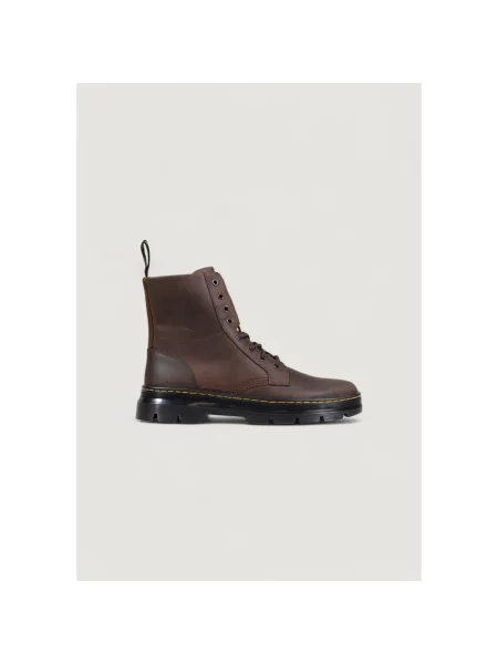 Boty Dr. Martens Combs Leather Crazy Horse Unisex hnědé