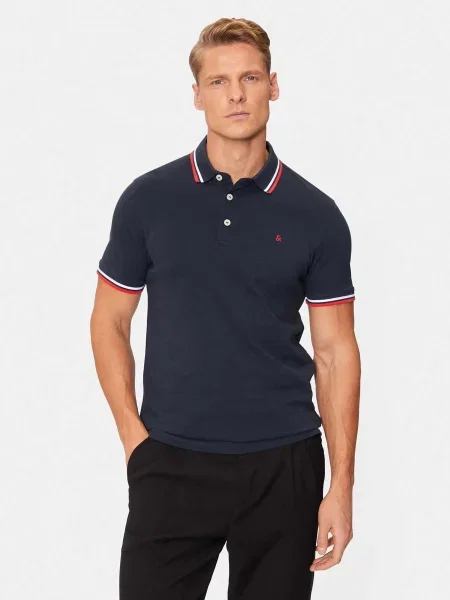 Поло JACK & JONES темно-синій синє