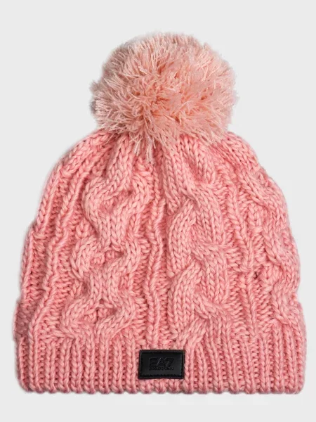 Шапка Ea7 Emporio Armani рожева