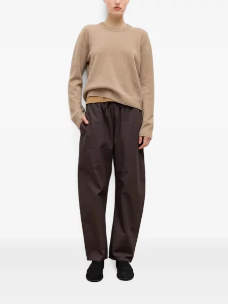 Pantaloni Leset cu cordon maro
