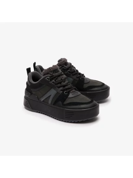 Lacoste Buty Sportowe Zimowe Ze Skóry Naturalnej czarne
