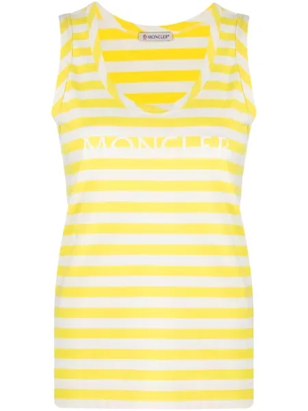 Top Moncler cu imagine galben