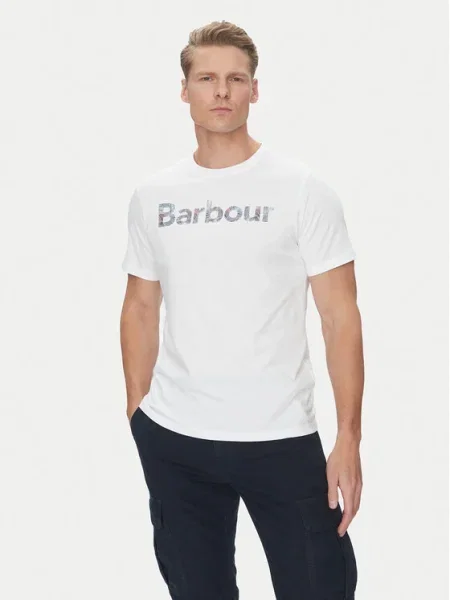 Barbour Tricou Devon alb