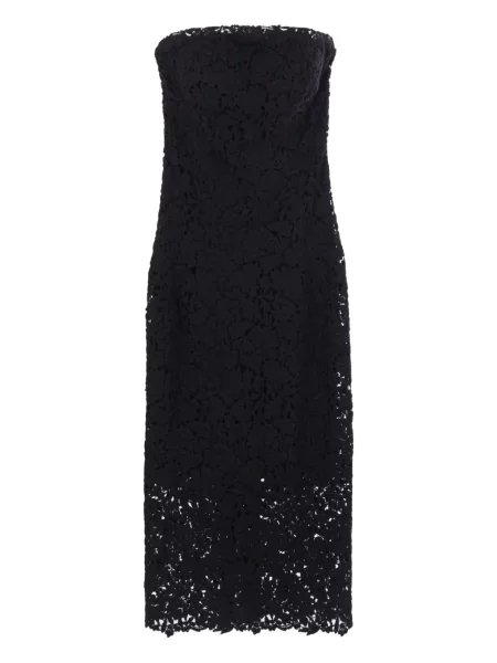 Rochie Ermanno Scervino cu model floral din dantelă de costum negru