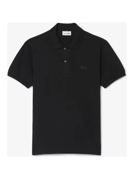 Koszulka polo Lacoste Classic Fit Metallic Crocodile krótki rękaw XS czarny
