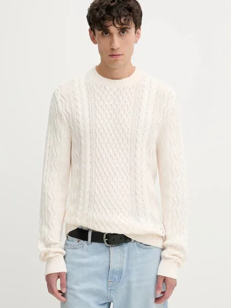 Tommy Jeans πουλόβερ μπεζ