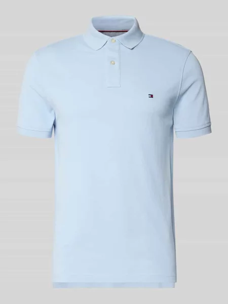 Tommy Hilfiger Polo Błękitny niebieska