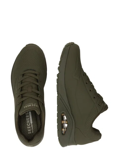 SKECHERS Nizke superge Uno Stand On Air / oliva zlata