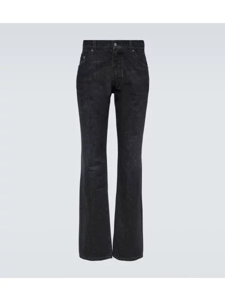 Obrabljen raztrgane kavbojke Dolce&gabbana modra