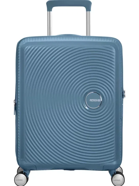 American Tourister Kufr na kolečkách SOUNDBOX SPINNER TSA EXP chladná modrá